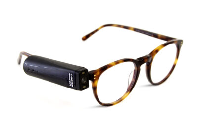 OCR - OrCam my Reader Pro - placed on eyeglasses